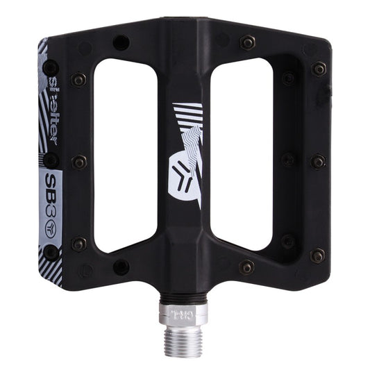 SB3 SHELTER platte pedalen Zwart