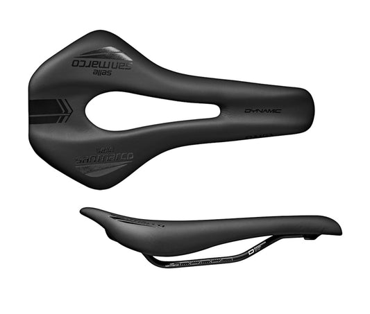 SADDLE SAN MARCO GND OPEN-FIT DYNAMIC Breedte 145mm Rails Mangaan