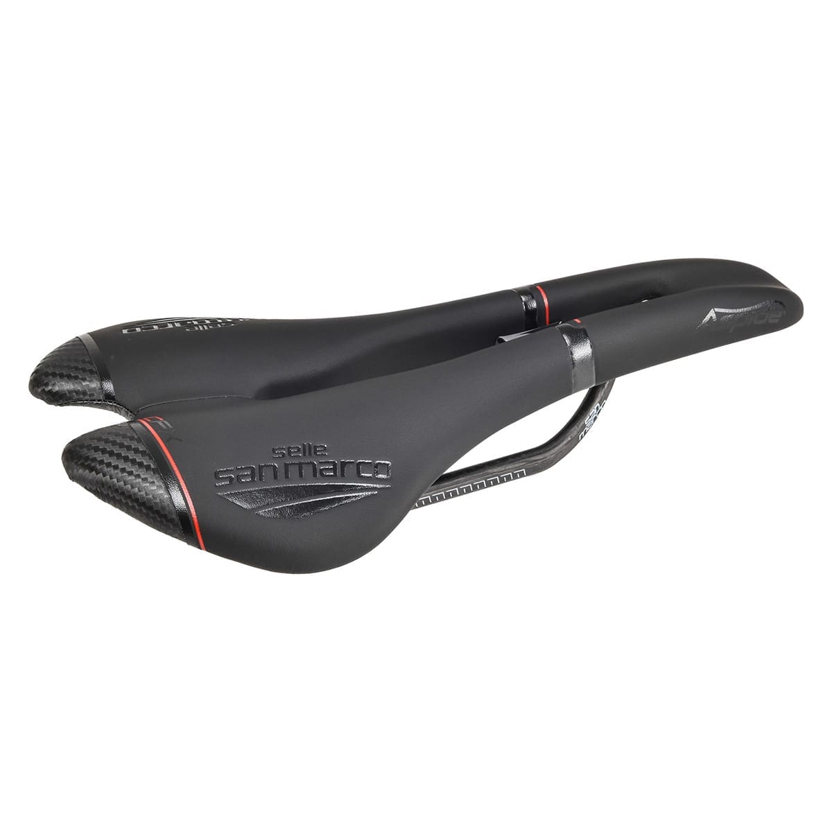 Selle SELLE SAN MARCO ASPIDE CARBON FX OPEN FIT NARROW Rails Carbone