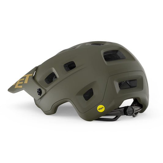 MET TERRANOVA MIPS MTB Helm Mat Donkergroen