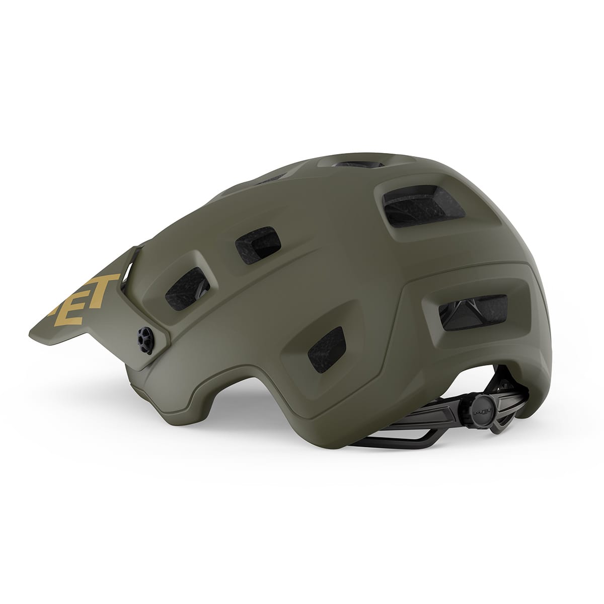 MET TERRANOVA MTB Helm Donkergroen Mat