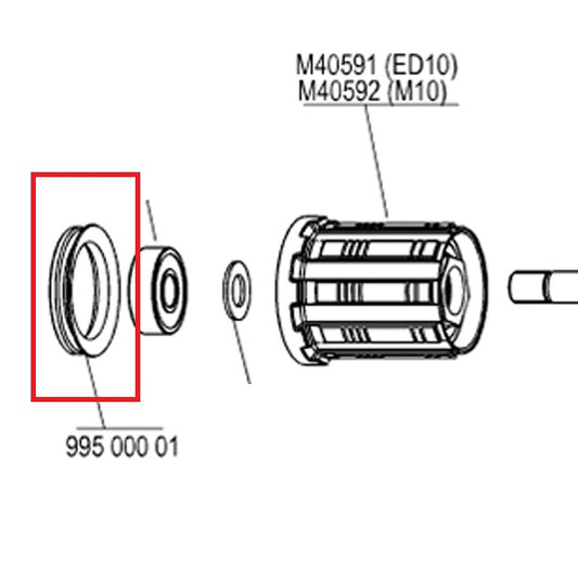 MAVIC-lipafdichting voor FTS-L/FTS-X-vrijlooplichaam