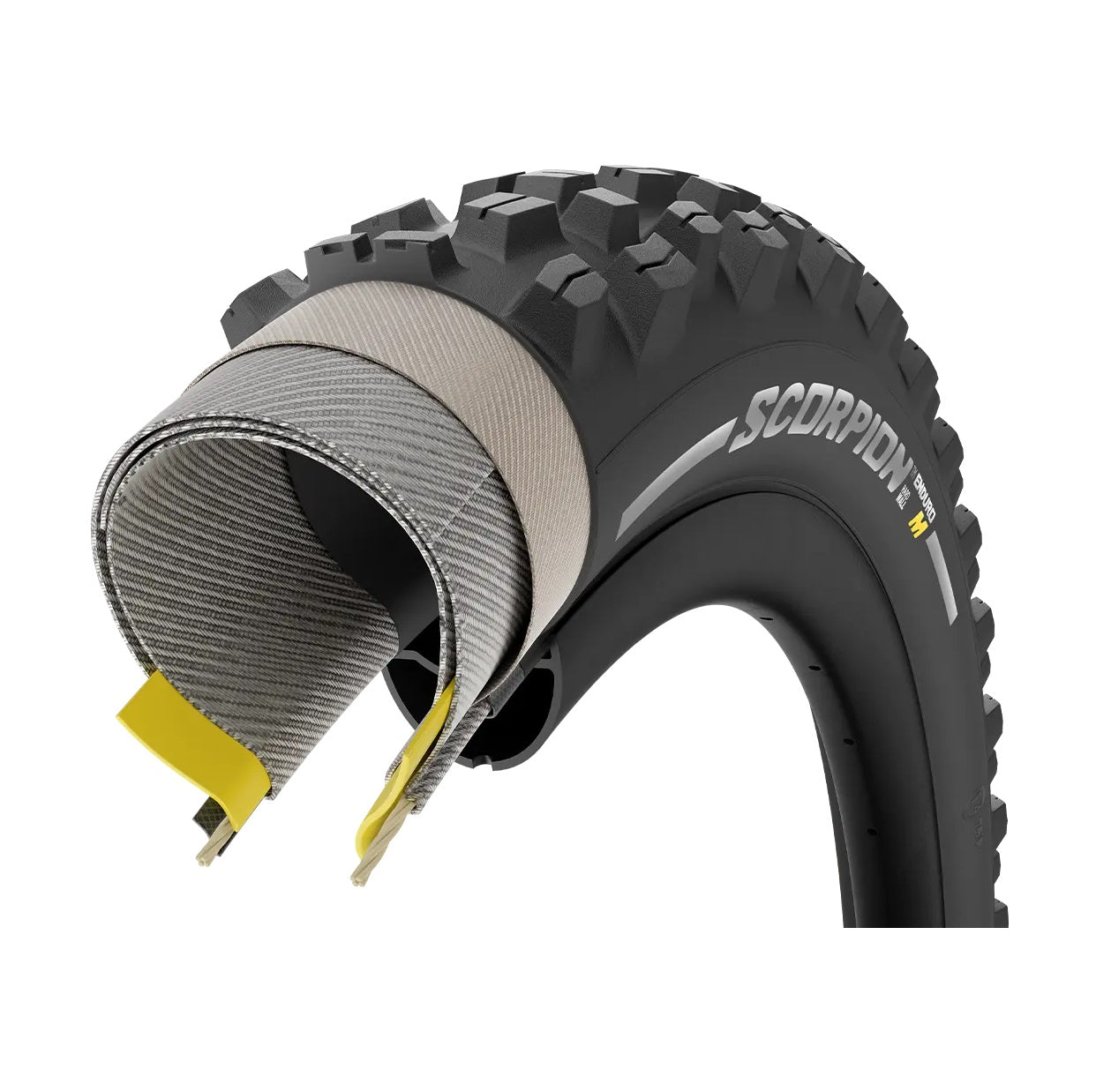 PIRELLI SCORPION ENDURO M CLASSIC 29x2.4 band met harde wand Tubeless Ready Zacht Bruin 4355100