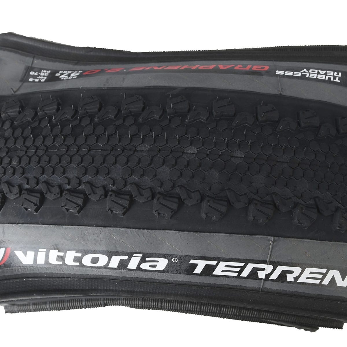 Pneu VITTORIA TERRENO DRY Graphene G2.0 650x47c Tubeless Ready Gris