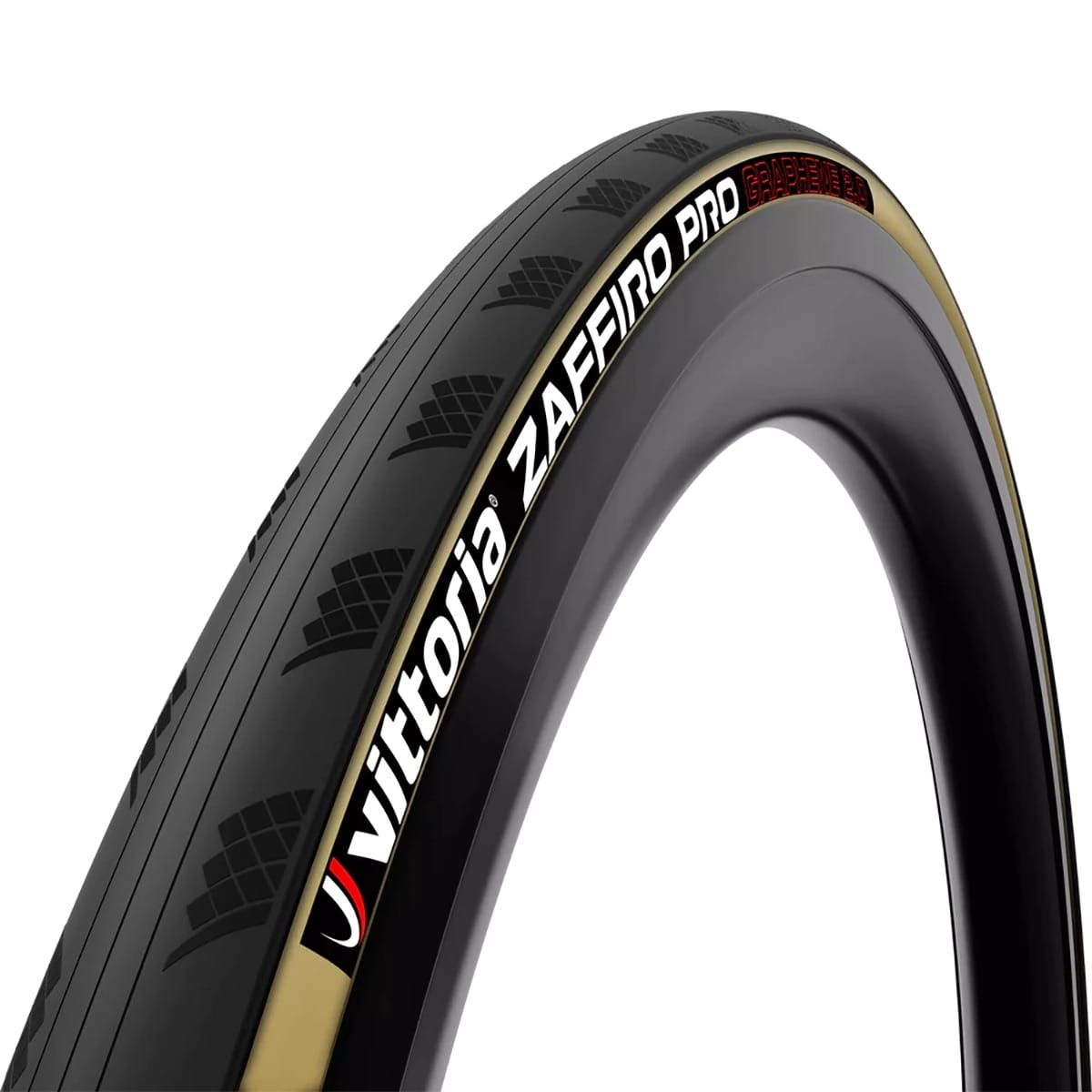 VITTORIA ZAFFIRO PRO V Graphene G2.0 700x25c tubeType Beige band