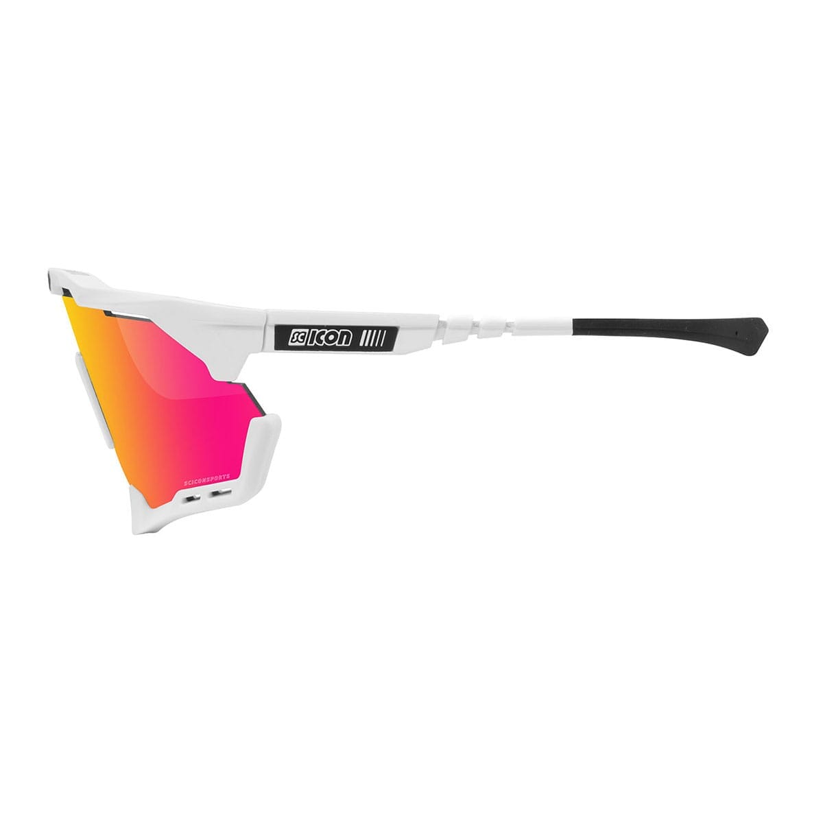 Lunettes SCICON AEROSHADE Blanc Iridium Rouge