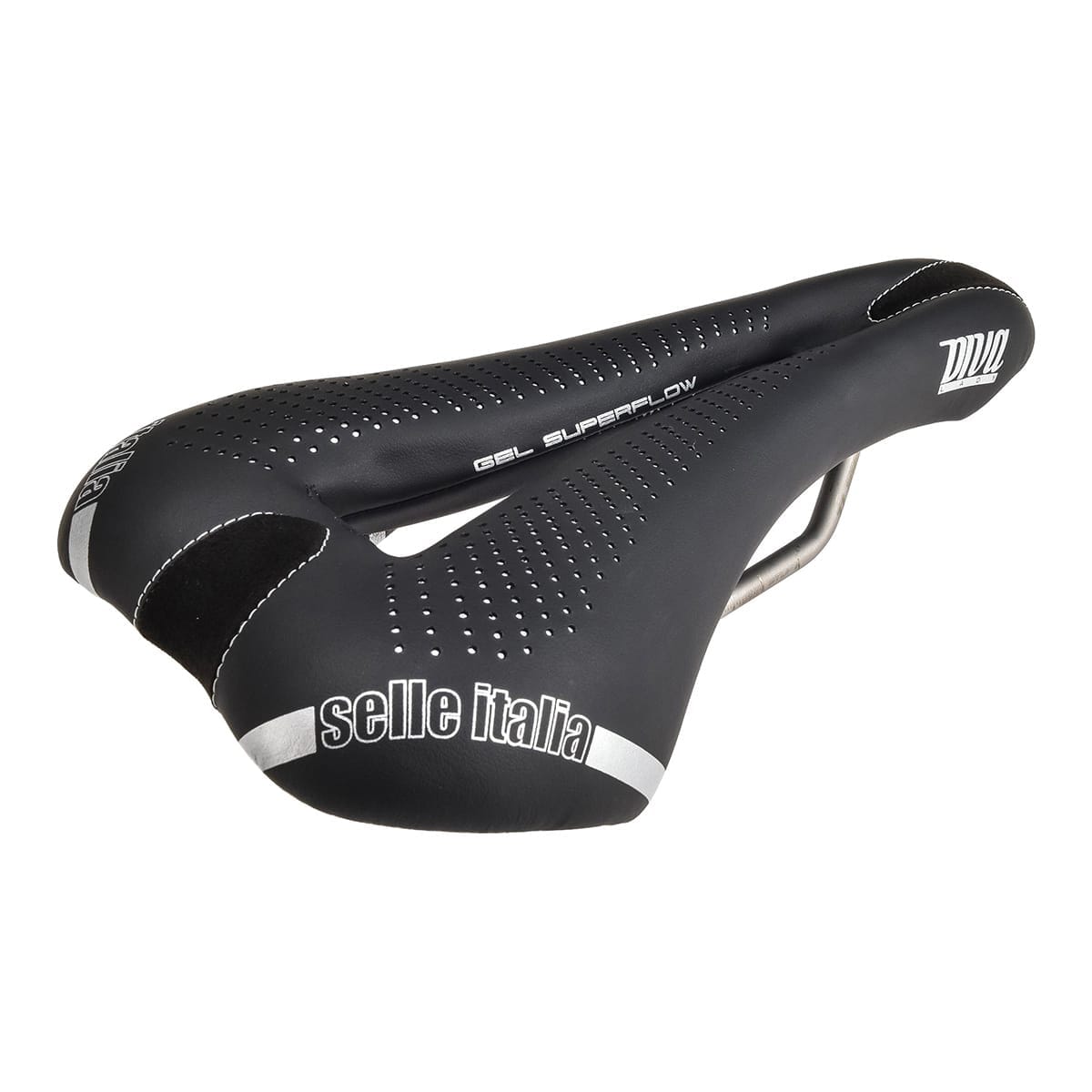 Selle Italia DIVA Gel Superflow - Fietszadel voor Dames, TI 316 Selle Italia DIVA Gel Superflow - Fietszadel voor Dames, TI 316