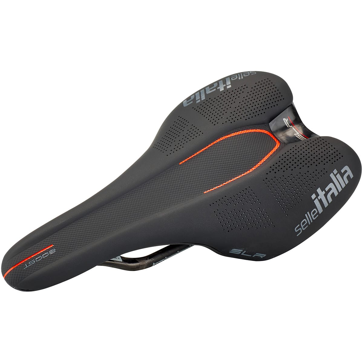 Zadel SELLE ITALIA SLR BOOST S1 Carbon Rails Zwart