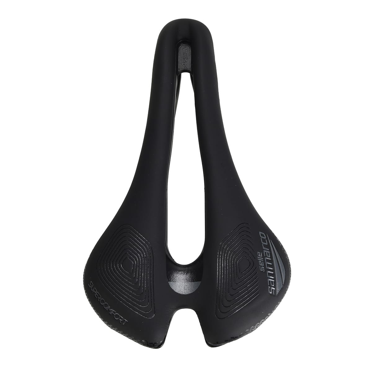 Selle SELLE SAN MARCO APSIDE SHORT SUPERCOMFORT OPEN-FIT RACING 139mm Rails Manganèse