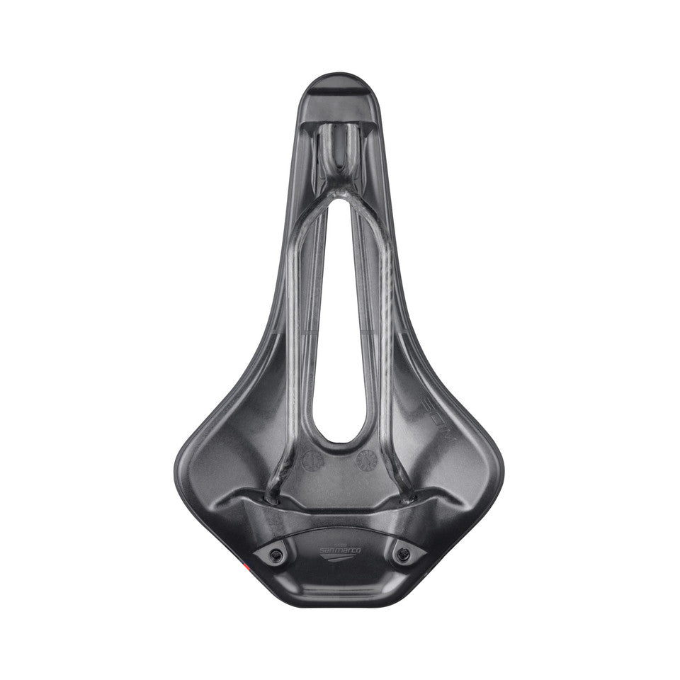 Zadel SAN MARCO GROUND SHORT OPEN-FIT CARBON FX 155mm Zwart