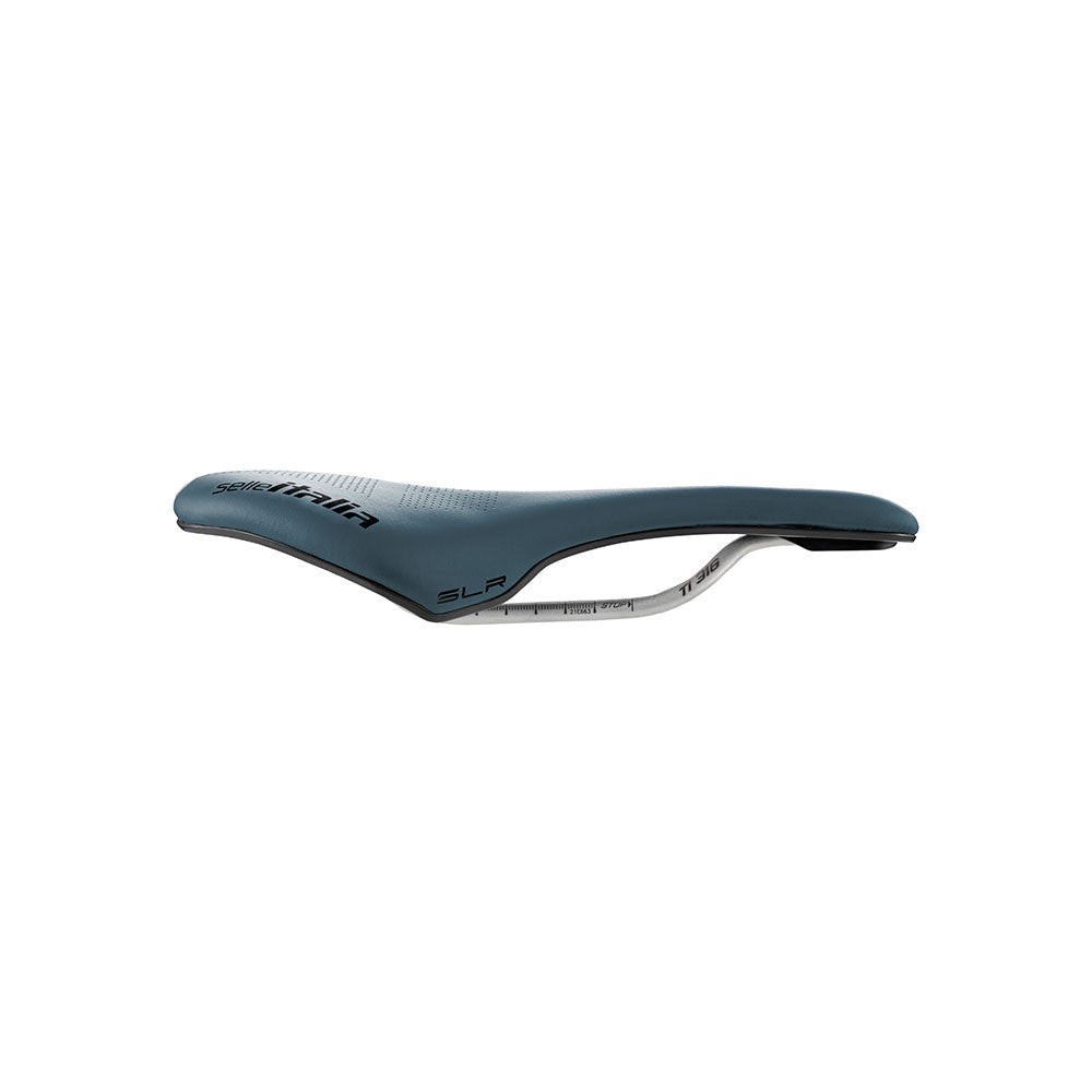 SELLE ITALIA SLR BOOST zadel GRAVEL SUPERFLOW L-sporen TI316 Blauw