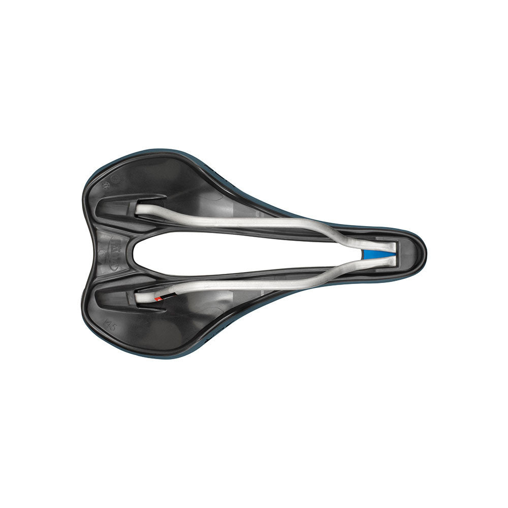 SELLE ITALIA SLR BOOST zadel GRAVEL SUPERFLOW L-sporen TI316 Blauw