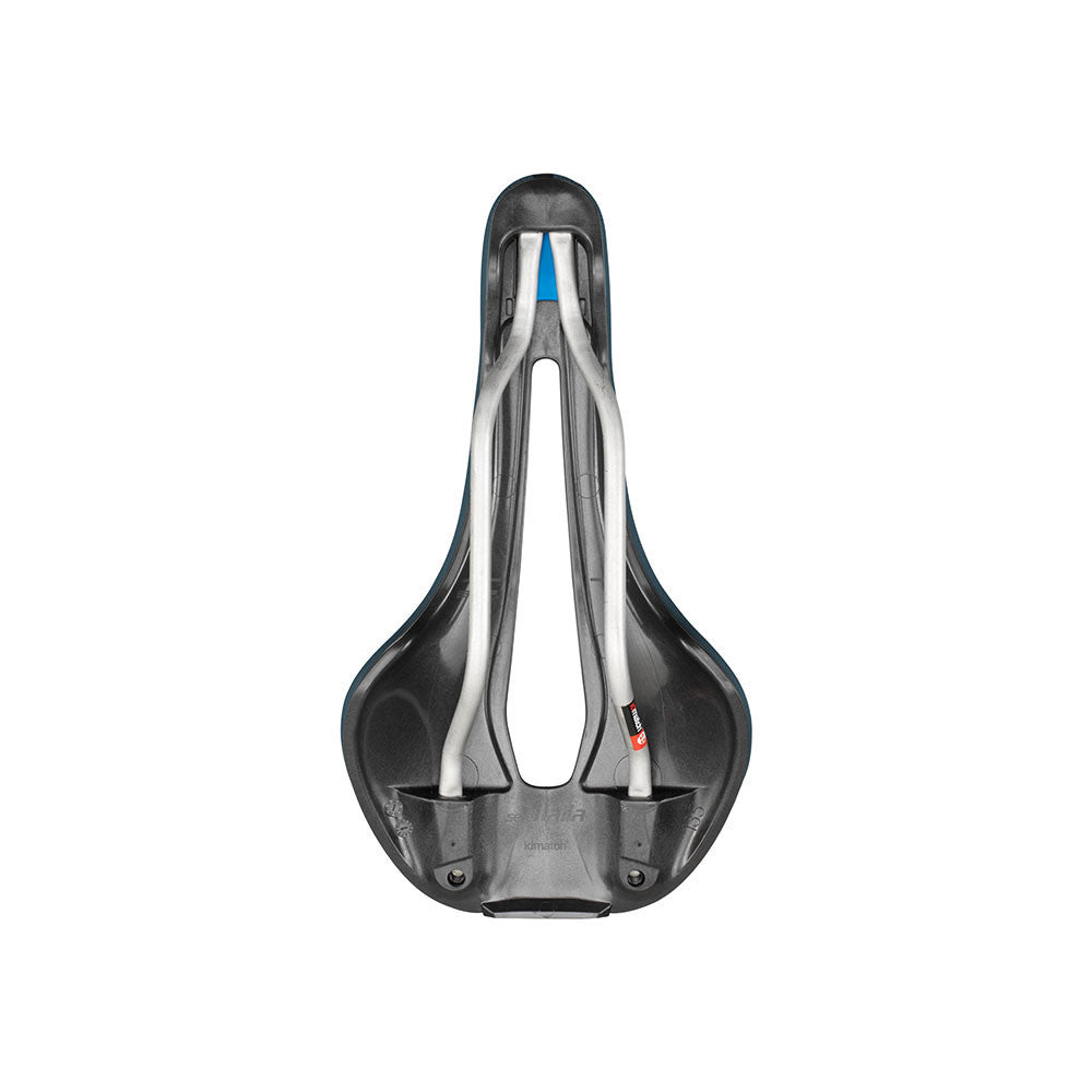 SELLE ITALIA FLITE BOOST zadel GRAVEL SUPERFLOW L-sporen TI316 Blauw