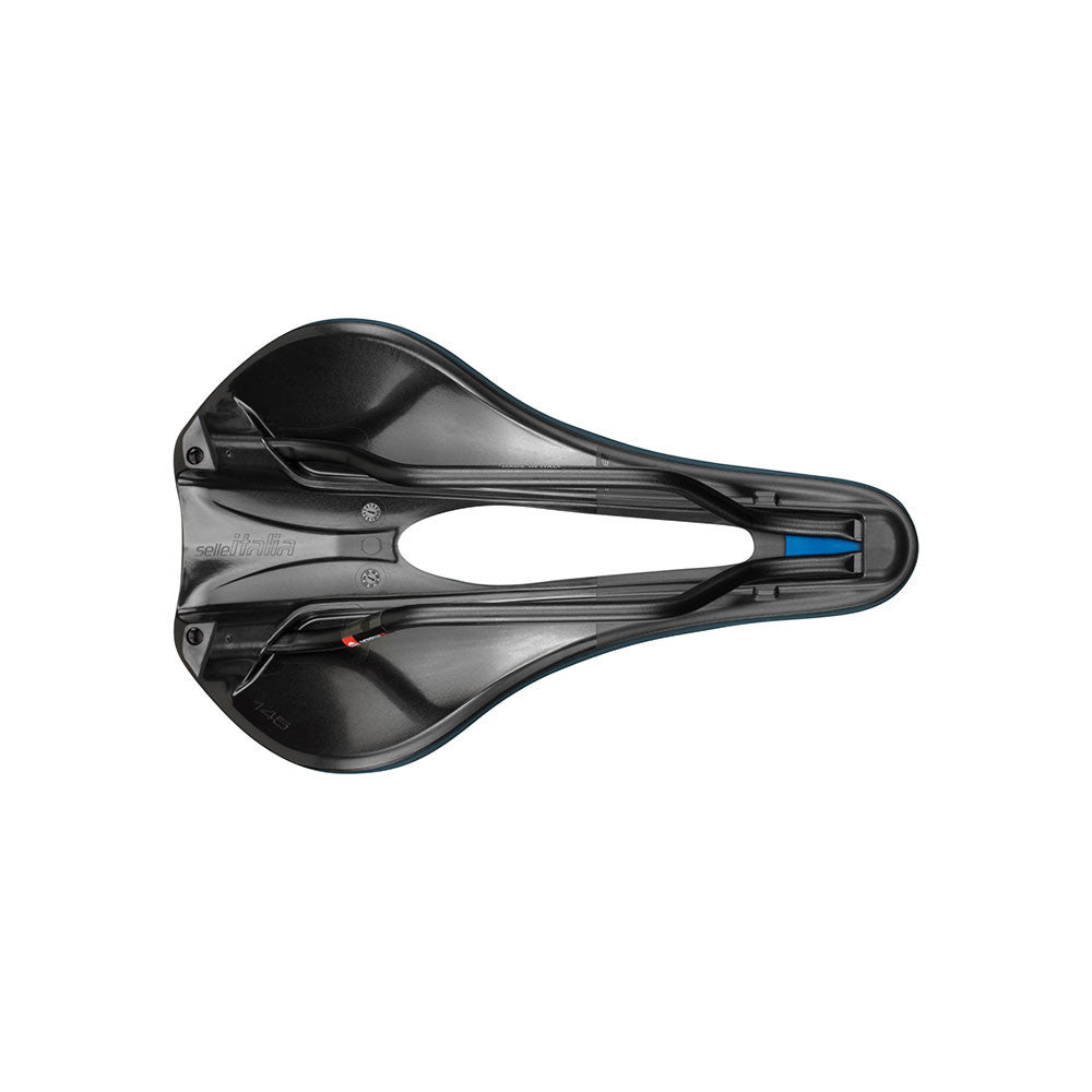 Zadel SELLE ITALIA NOVUS BOOST EVO GRAVEL SUPERFLOW TM L Rails Mangaanblauw