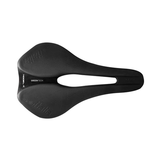 Zadel SELLE ITALIA MODEL X GROEN SUPERFLOW L Rails Fec Zwart