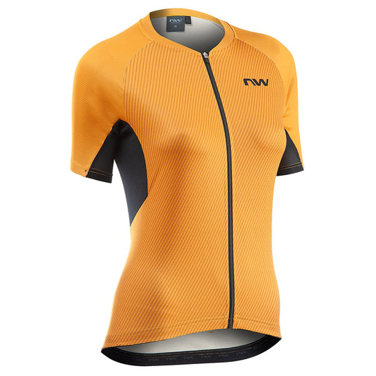 NORTHWAVE FORCE EVO Korte Mouw Jersey Oranje