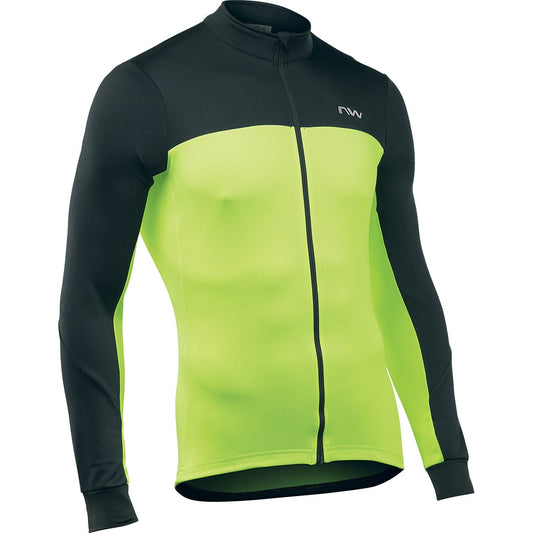 NORTHWAVE FORCE 2 Lange Mouw Jersey Zwart/Geel