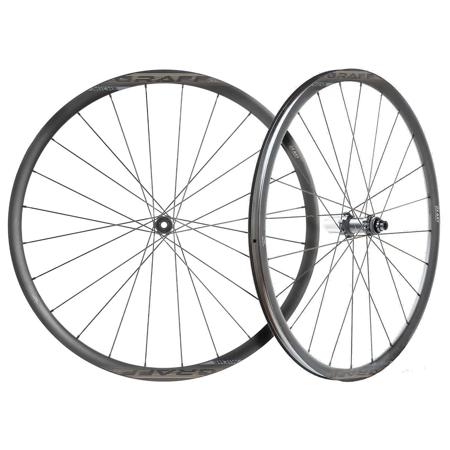 Paar MICHE GRAFF XL DISC Tubeless Ready wielen (Center Lock)