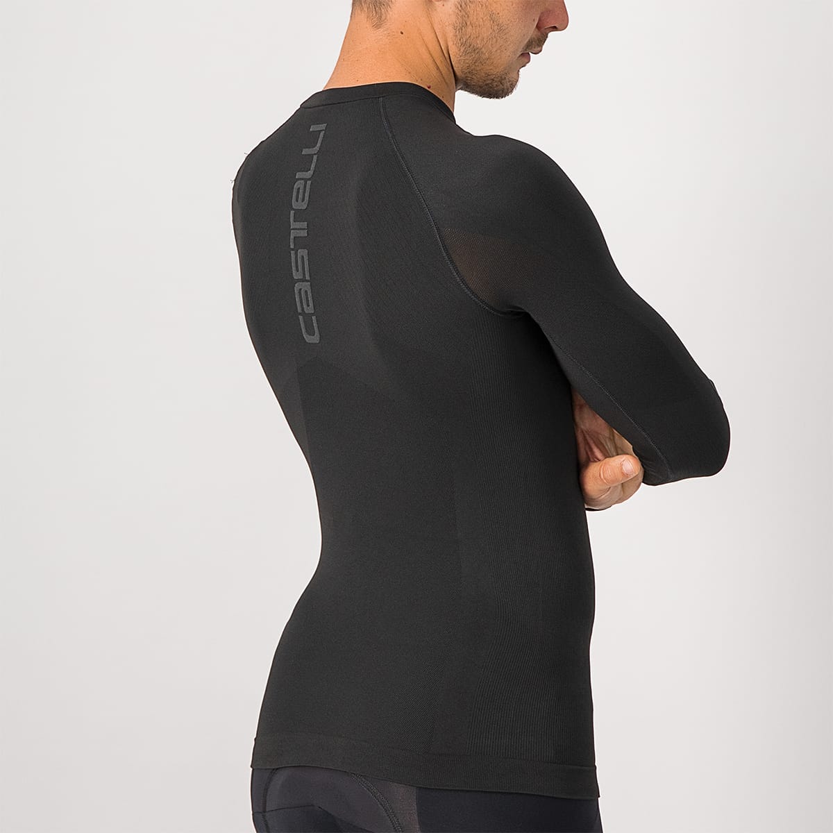 CASTELLI CORE SEAMLESS Lange Mouw Ondergoed Zwart