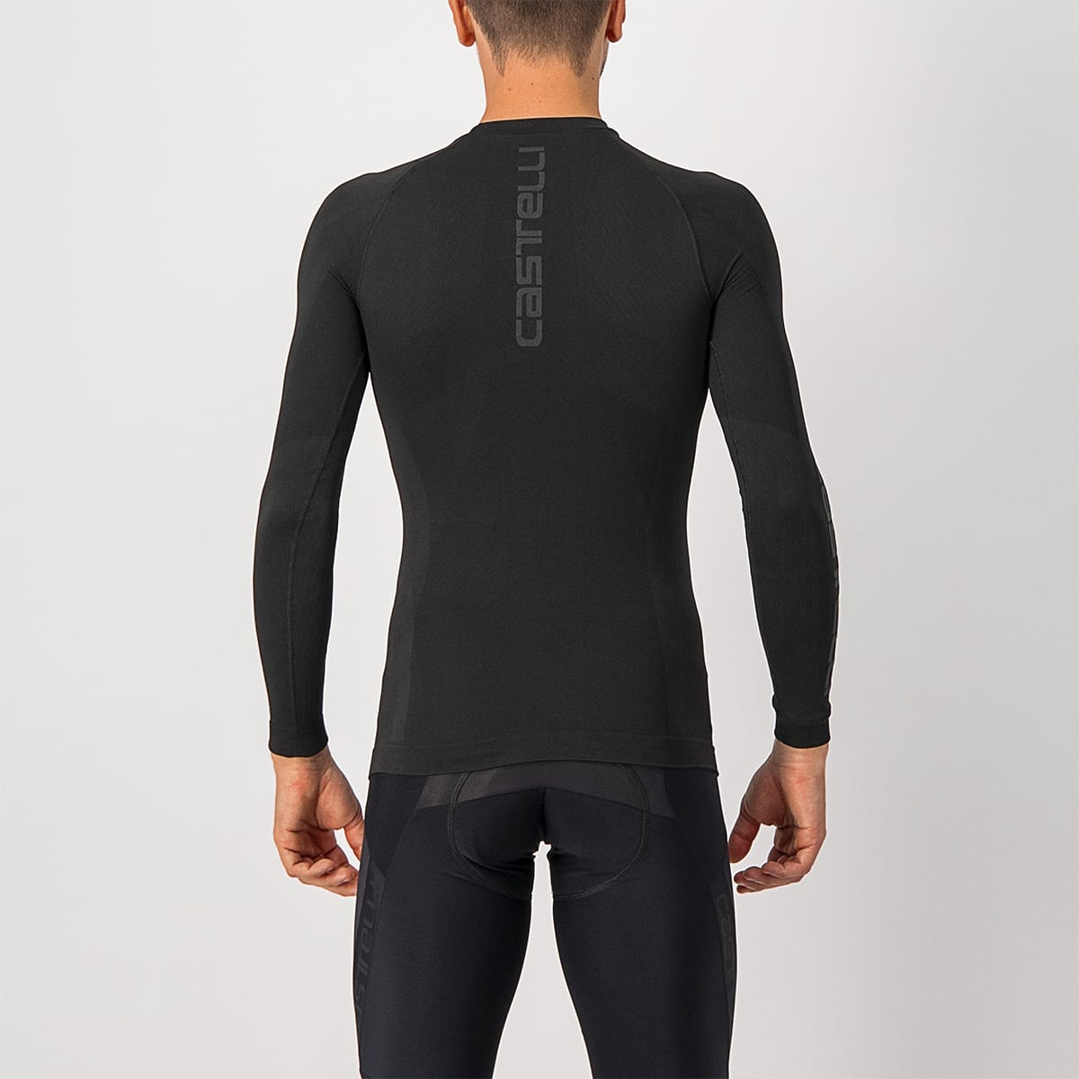 CASTELLI CORE SEAMLESS Lange Mouw Ondergoed Zwart