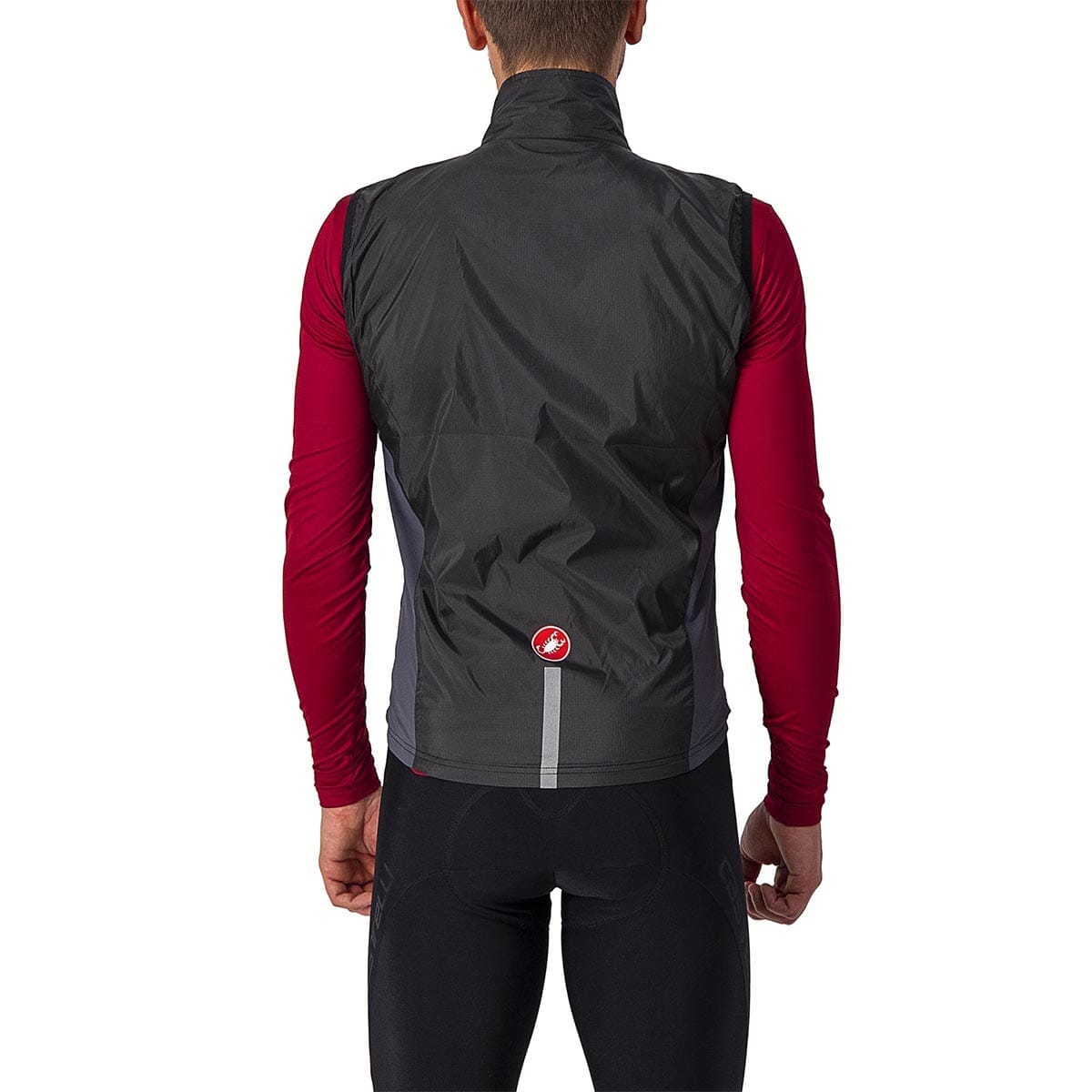 Gilet CASTELLI SQUADRA STRETCH Noir/Gris