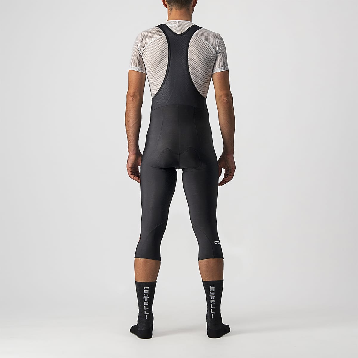 CASTELLI ENTRATA THERMAL 3/4 Bibtights Zwart