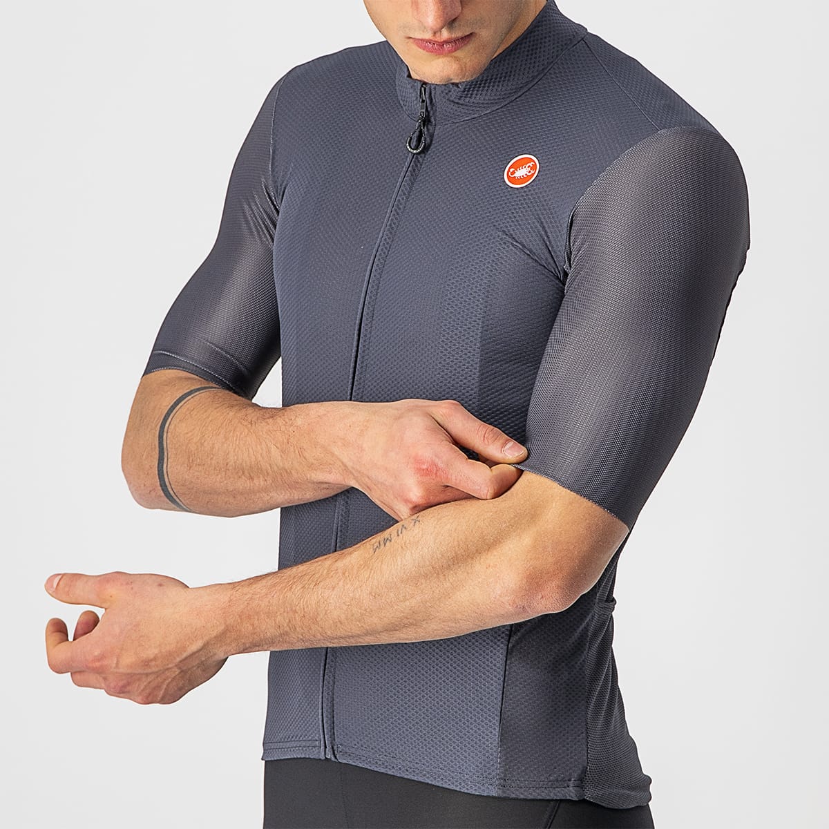 CASTELLI ENDURANCE ELITE Korte Mouw Trui Grijs