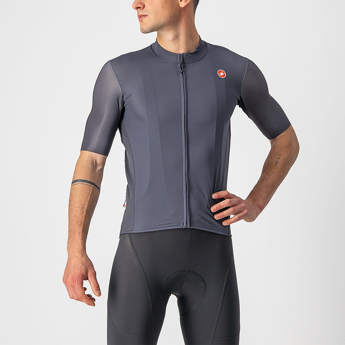 CASTELLI ENDURANCE ELITE Korte Mouw Trui Grijs