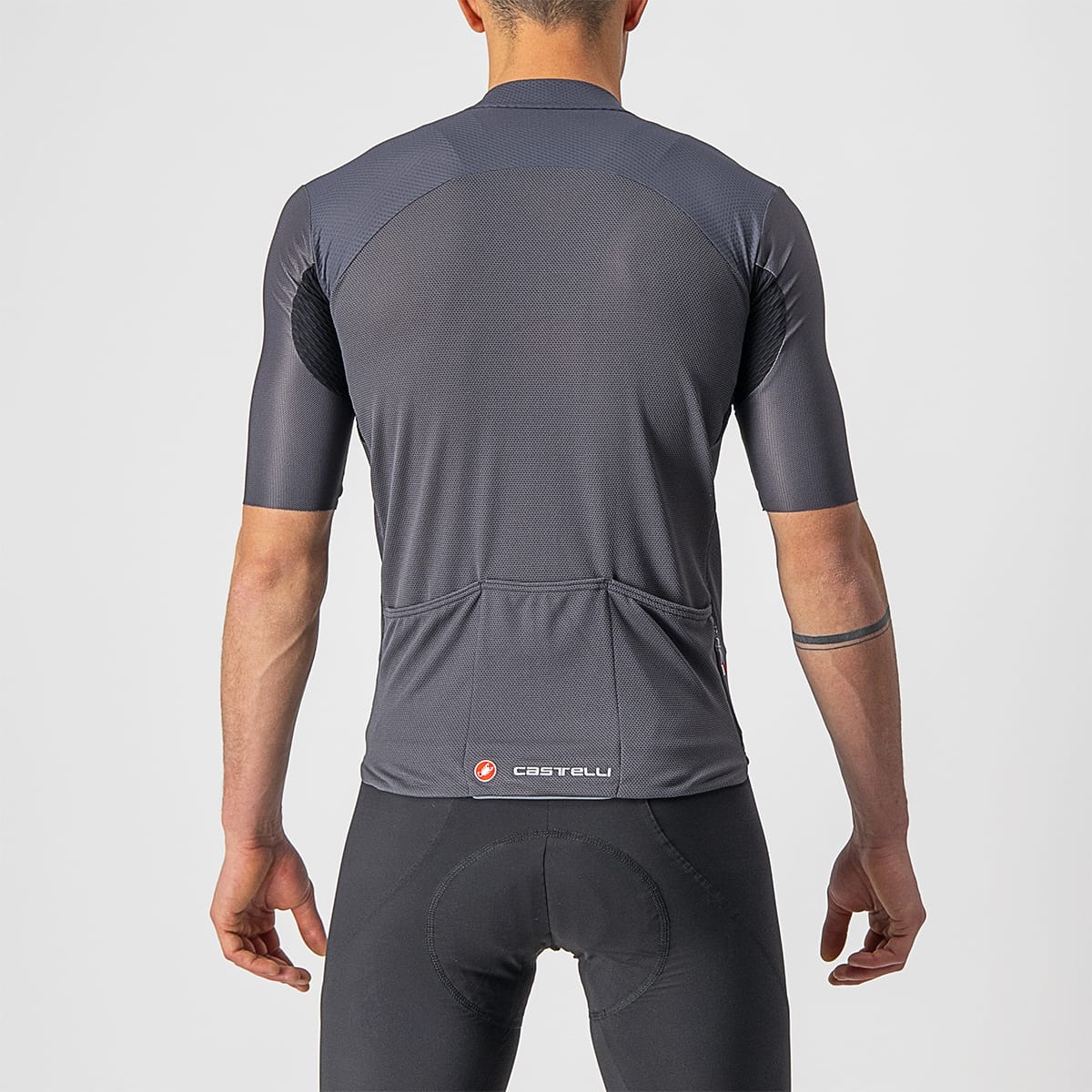 CASTELLI ENDURANCE ELITE Korte Mouw Trui Grijs