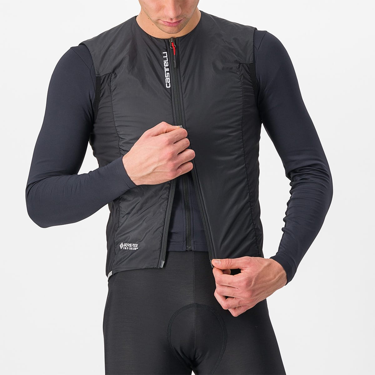 CASTELLI FLY Mouwloos Vest Zwart