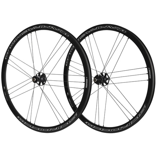 Paar CAMPAGNOLO SCIROCCO DISC Limited Edition wielen met banden (Center Lock)