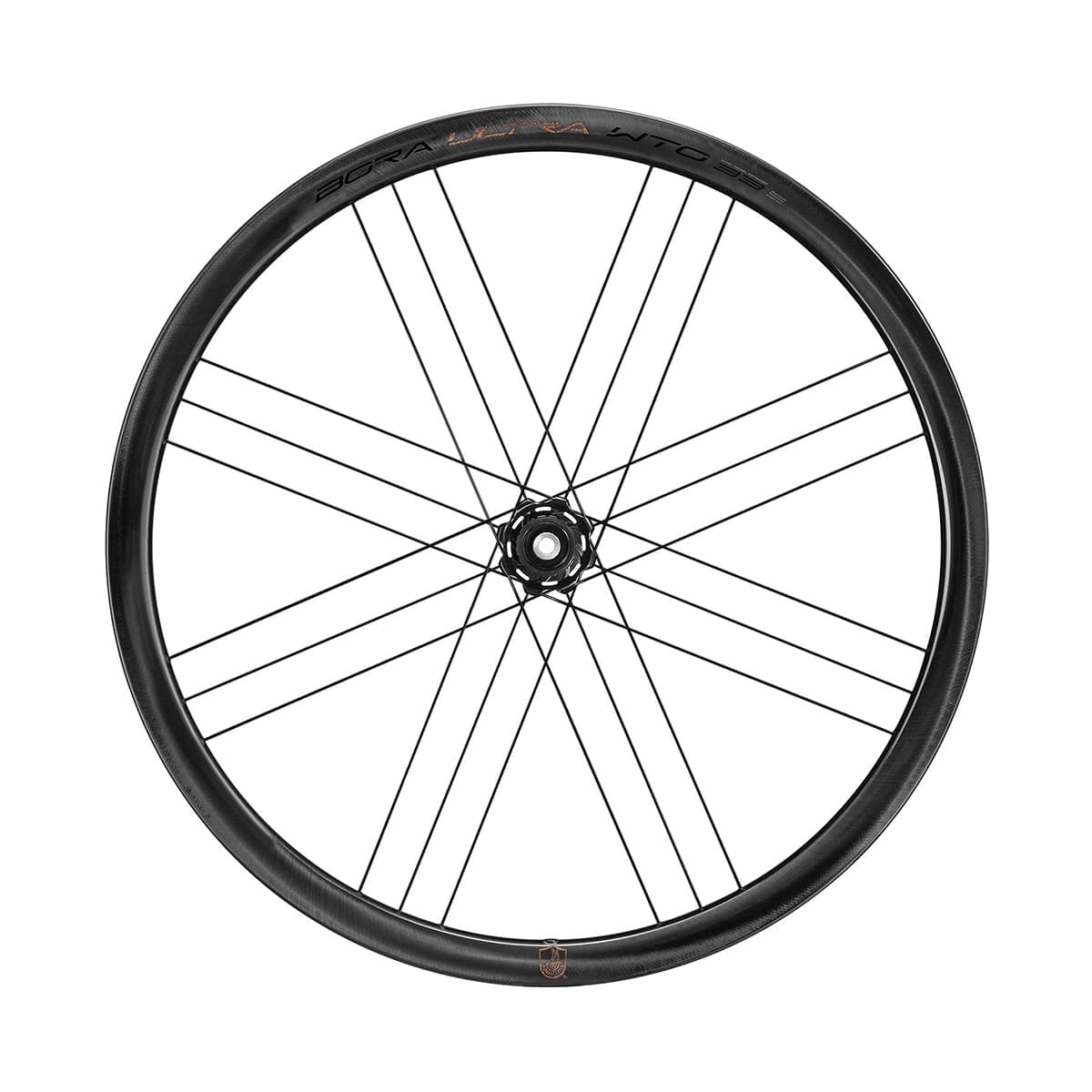 CAMPAGNOLO BORA ULTRA WTO 33 DISC voorwiel met centre lock banden