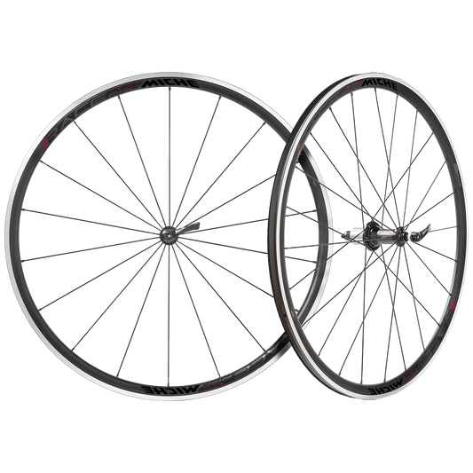 Paar MICHE RACE PRO 2 LIGHT wielen met banden