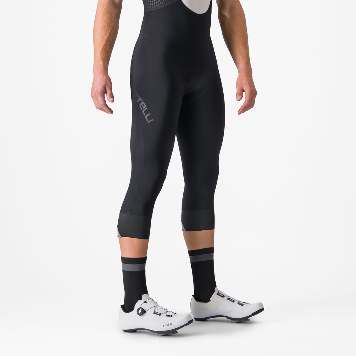 CASTELLI TUTTO NANO 3/4 Bibtights Zwart