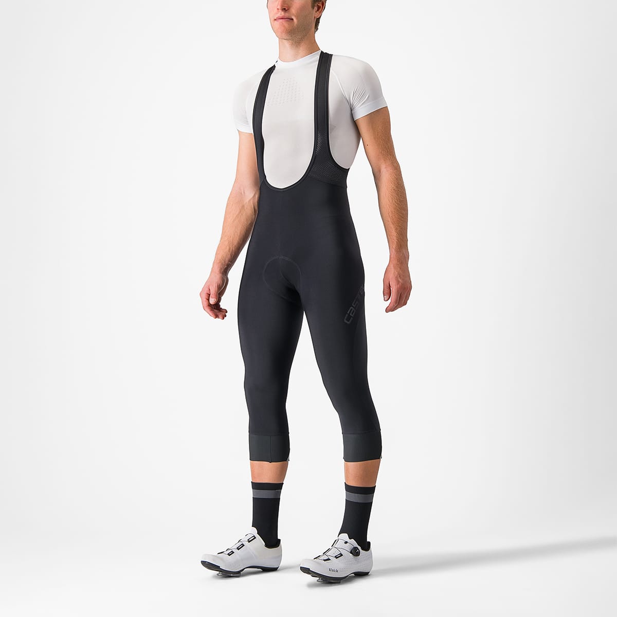 CASTELLI TUTTO NANO 3/4 Bibtights Zwart