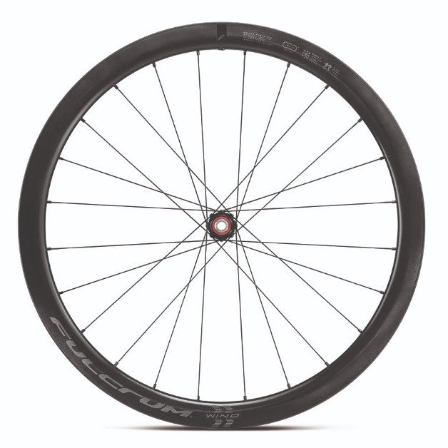 Paar FULCRUM WIND 42 DISC 2WF C23 AFS wielen met banden (Centerlock)