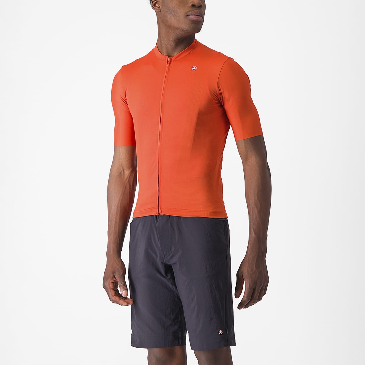 CASTELLI UNLIMITED ENTRATA 2 Korte Mouw Trui Oranje