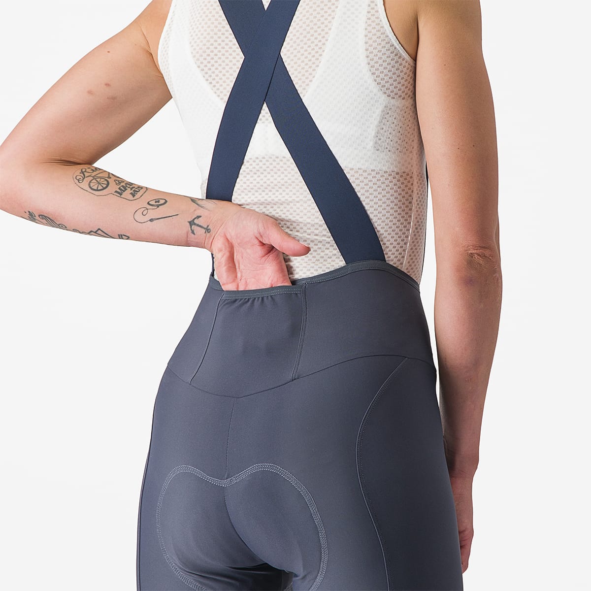 Dames CASTELLI ESPRESSO DT Bib Tight Blauw