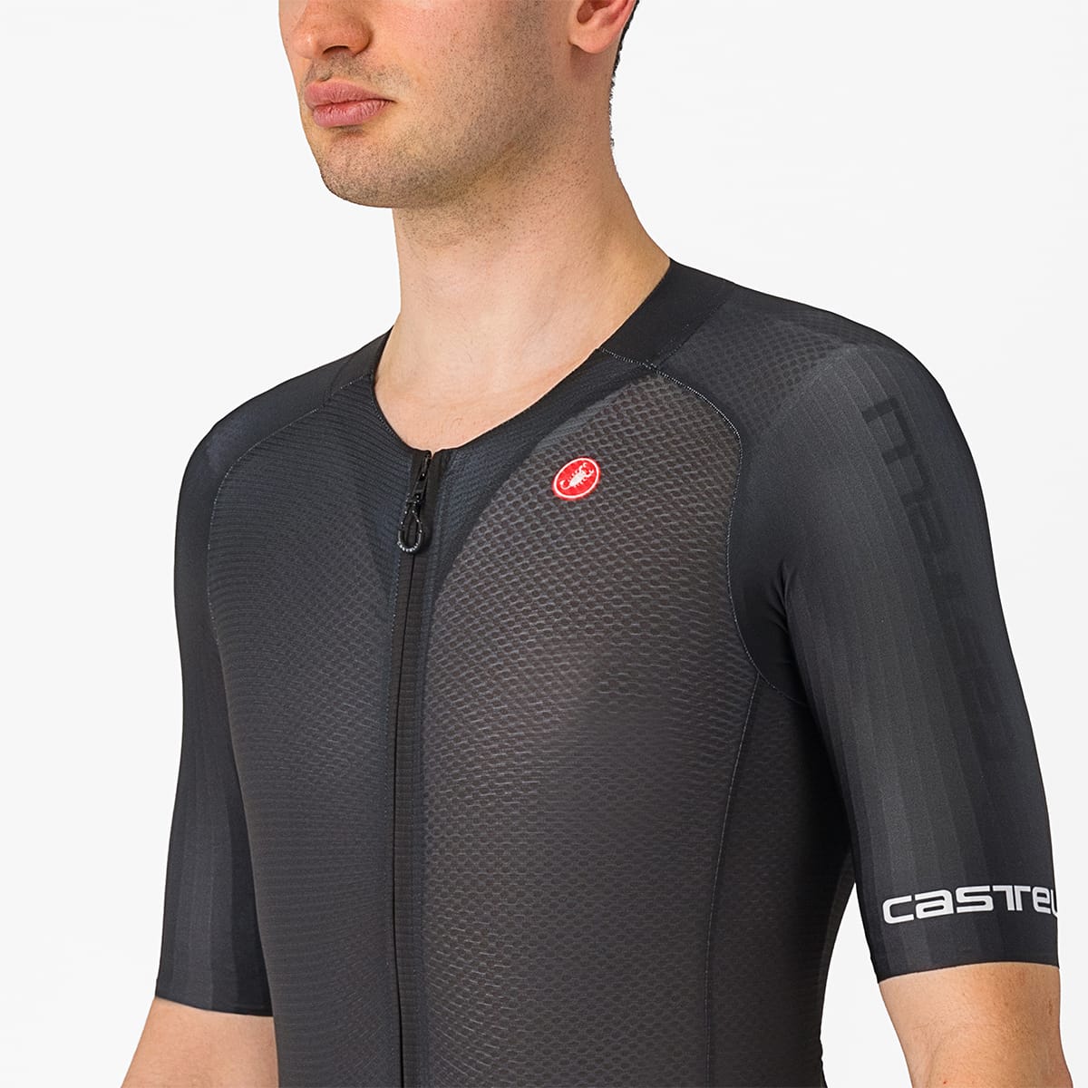 CASTELLI SANREMO BTW SPEED Jumpsuit korte mouwen Zwart