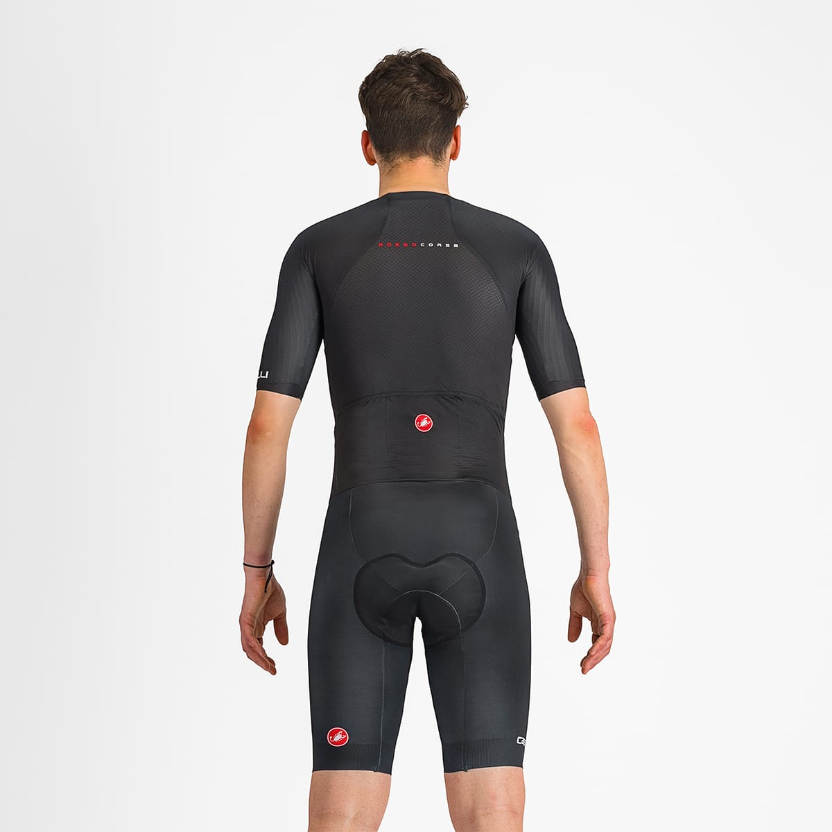 CASTELLI SANREMO BTW SPEED Jumpsuit korte mouwen Zwart