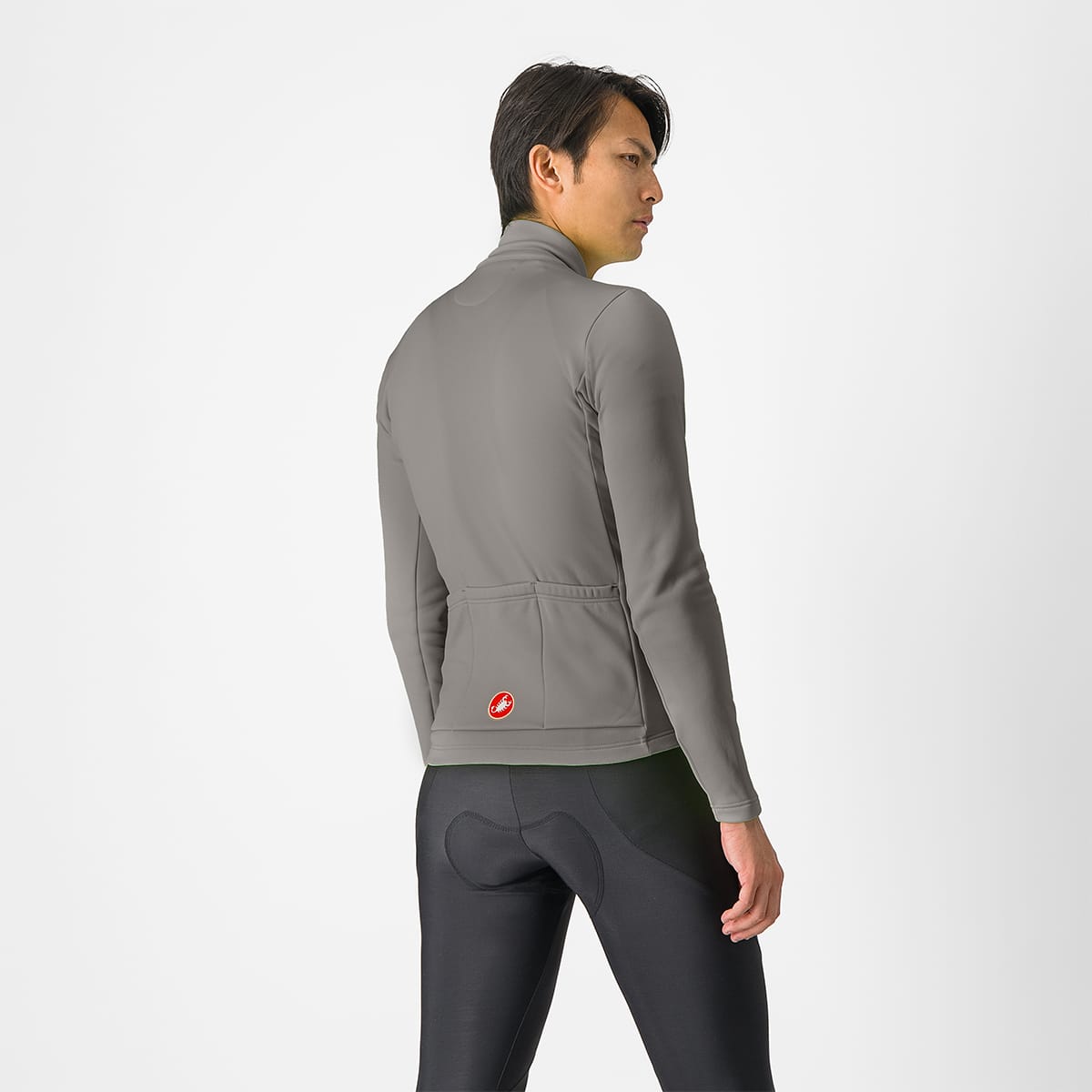 CASTELLI ENTRATA THERMAL Lange Mouw Jersey Grijs