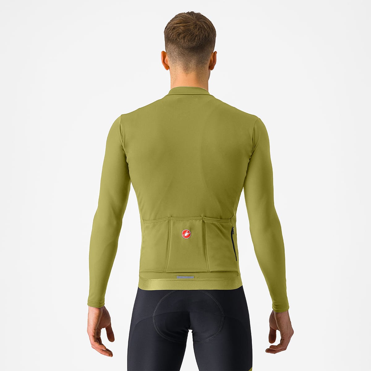 CASTELLI ESPRESSO THERMAL Lange Mouw Jersey Groen