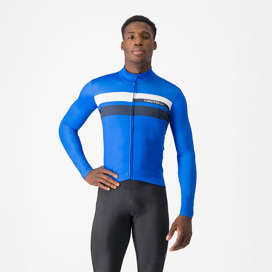 CASTELLI LINEARE Jersey Lange Mouw Blauw