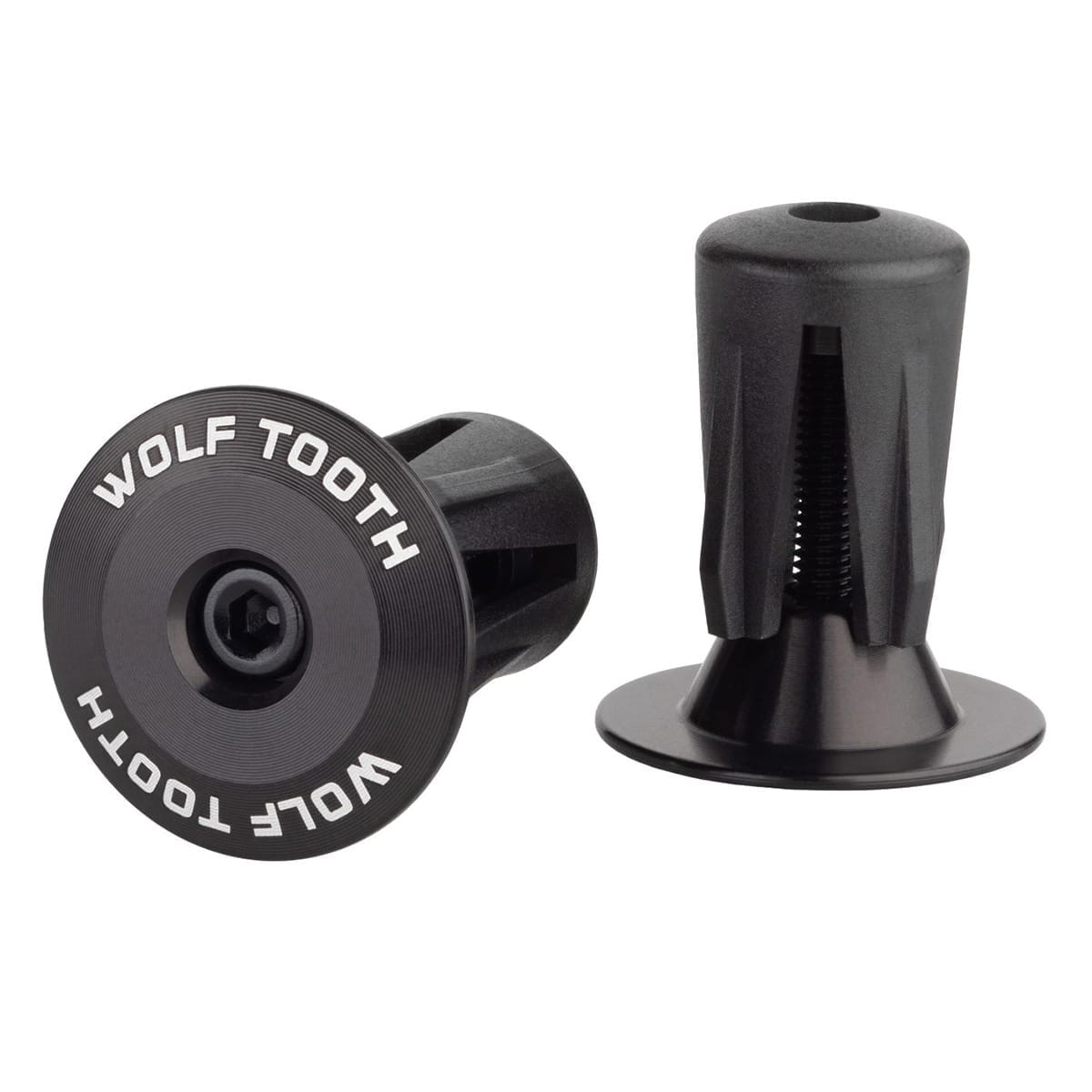 Paire de Bouchons de Cintre WOLF TOOTH Aluminium anodisé Noir