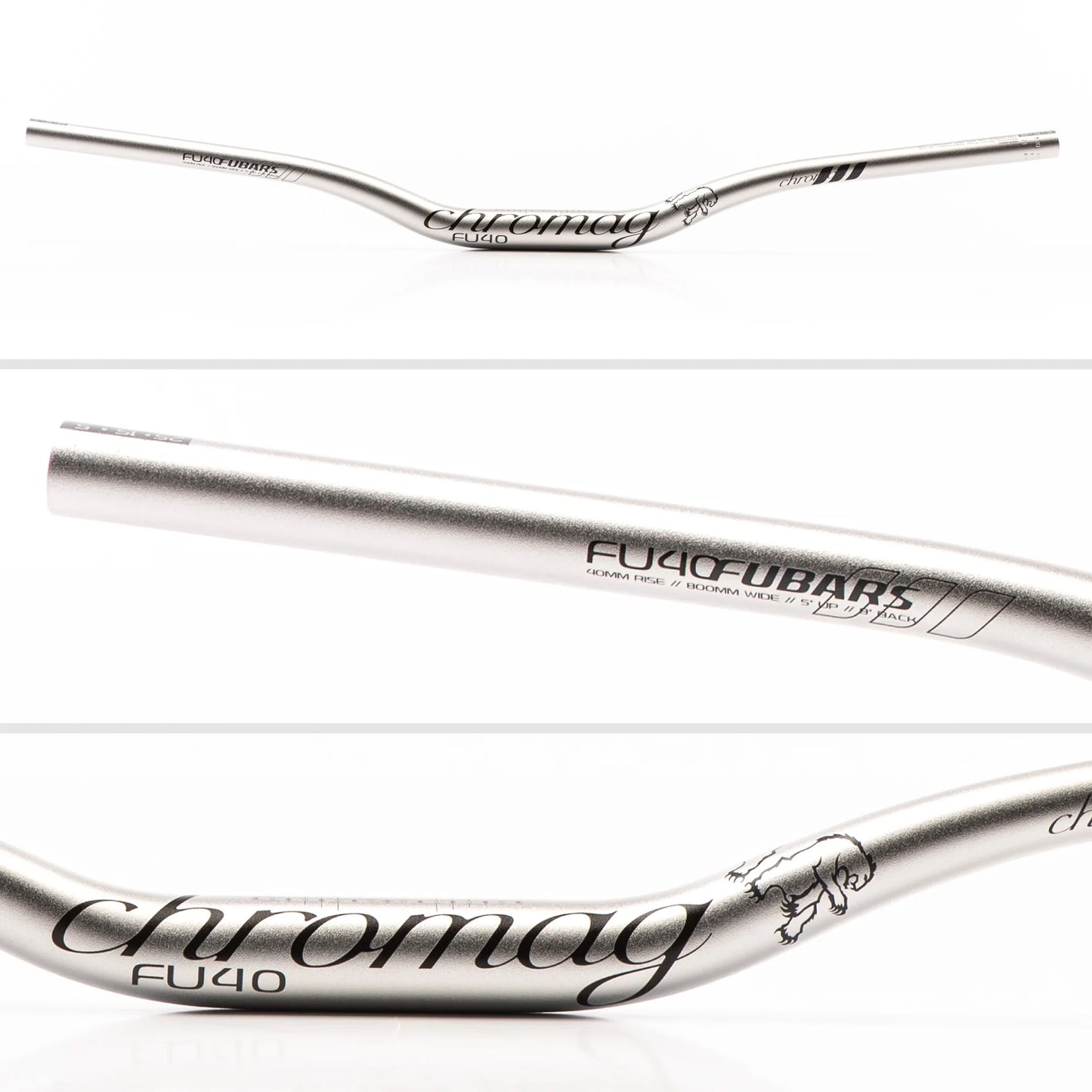 CHROMAG FU40 Stijg 40mm 800mm Grijze hanger