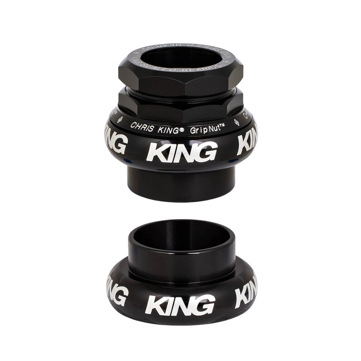 Jeu de Direction Externe CHRIS KING GRIPNUT 1"1/8 EC34 Noir