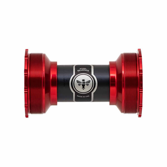 Boîtier de Pédalier CHRIS KING ThreadFit T47 24i 86/92 mm Céramique Rouge