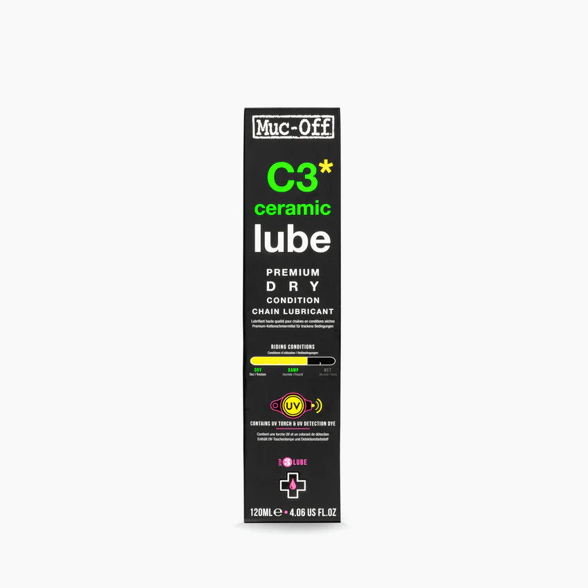 MUC-OFF C3 DRY CERAMIC LUBE voor droge omstandigheden (120 ml)