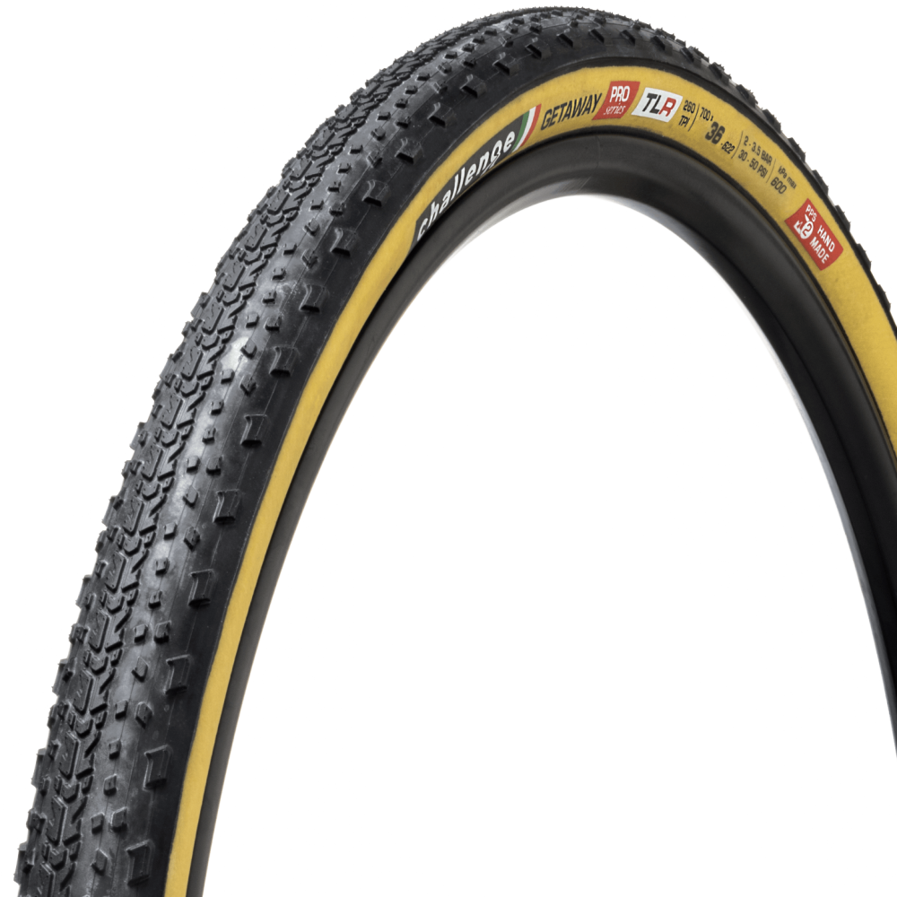 CHALLENGE OPEN GETAWAY 700x36c Tubeless voorbereid Beige band