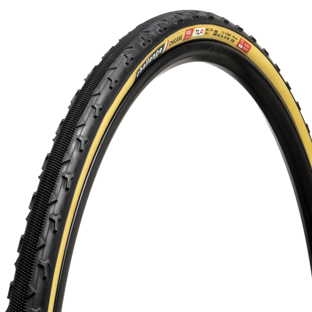 CHALLENGE OPEN CHICANE 700x33c Tubeless Ready Beige band